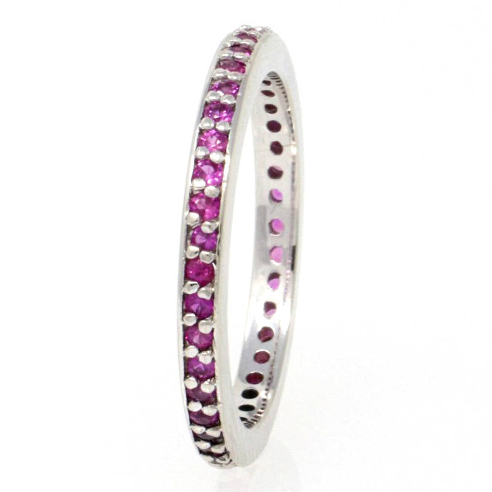 Pink Sapphire Eternity