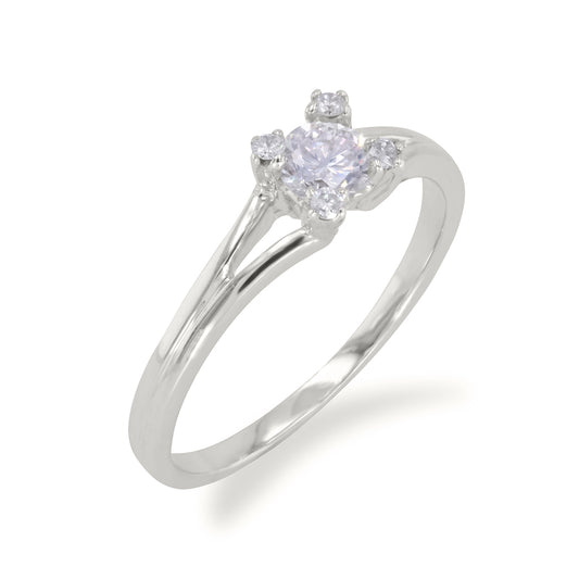 Round Diamond Engagement Ring 0.37ct