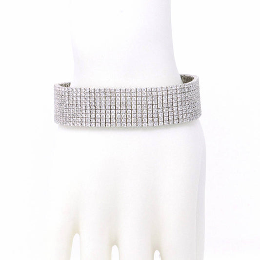 Flexible Mesh Diamond Bracelet 18.73ct
