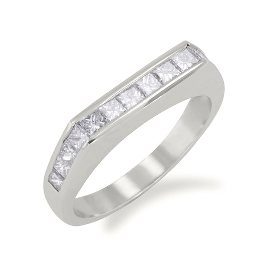 Princess Cut Diamond Band 0.65ct