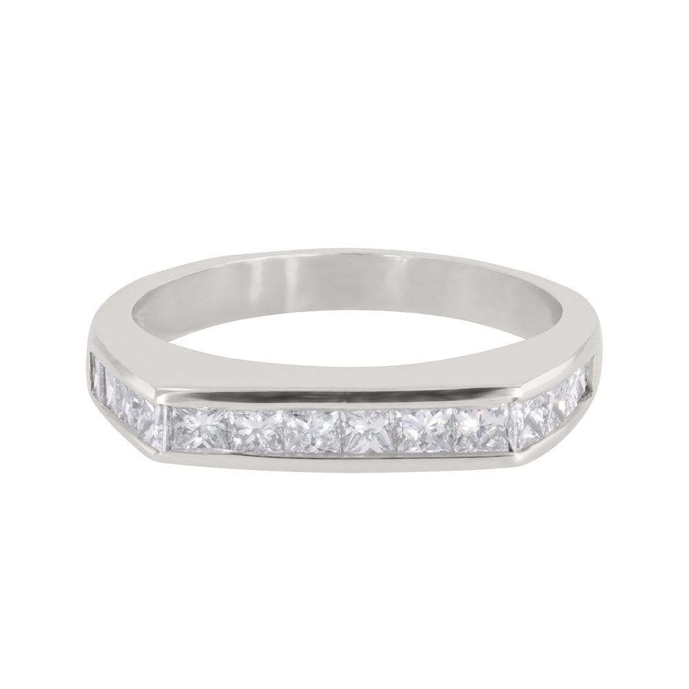 Princess Cut Diamond Band 0.65ct