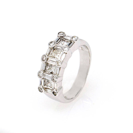 Princess and Baguette Band 1.25ct