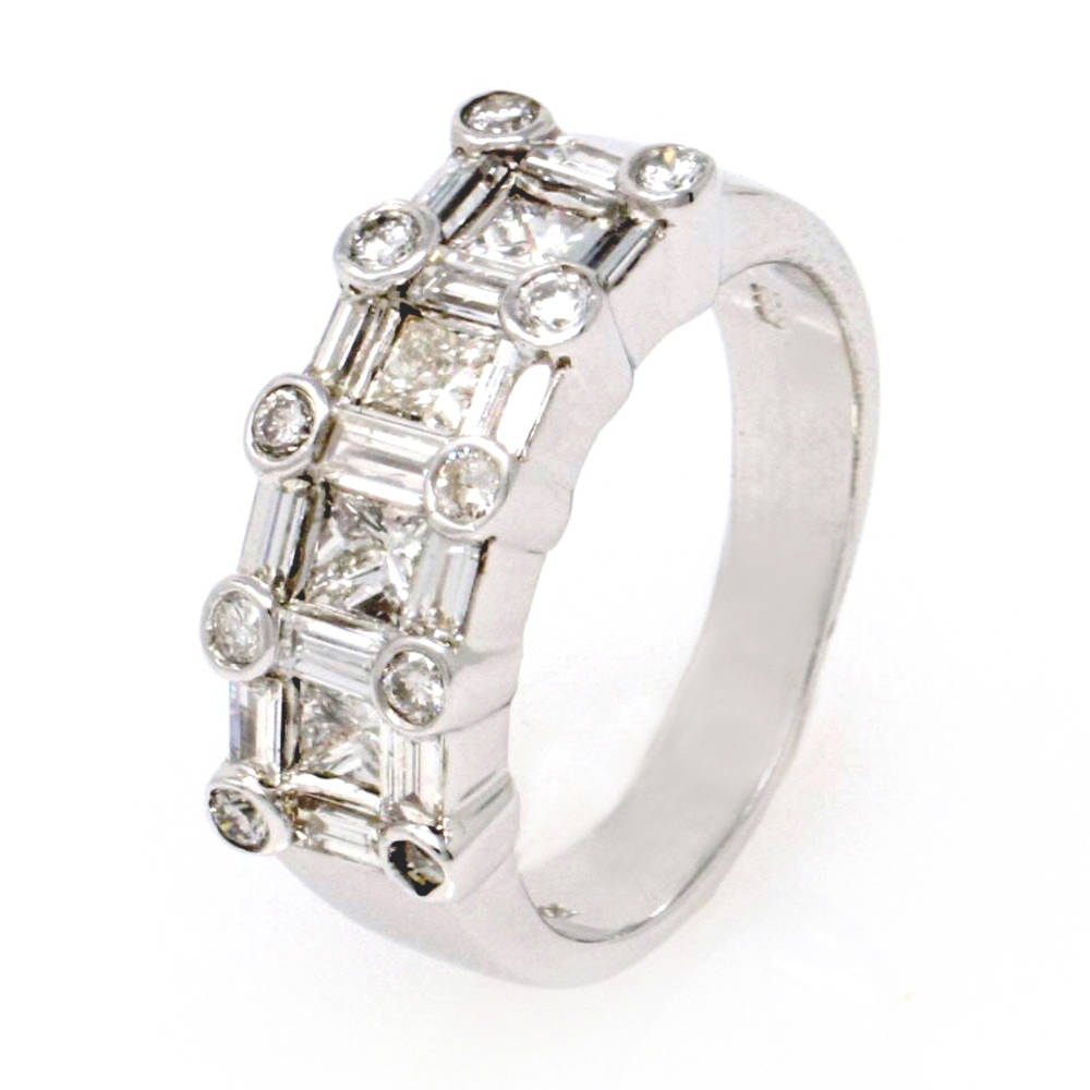 Princess and Baguette Band 1.25ct