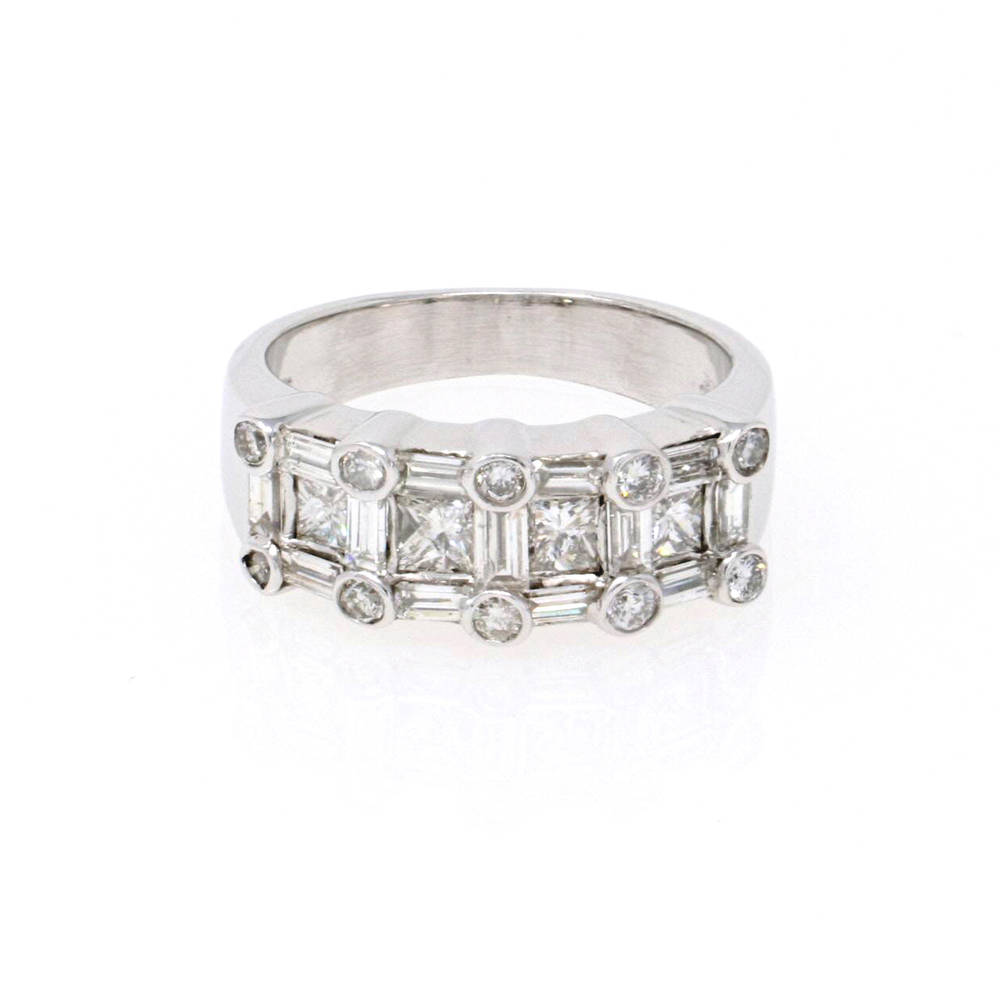 Princess and Baguette Band 1.25ct