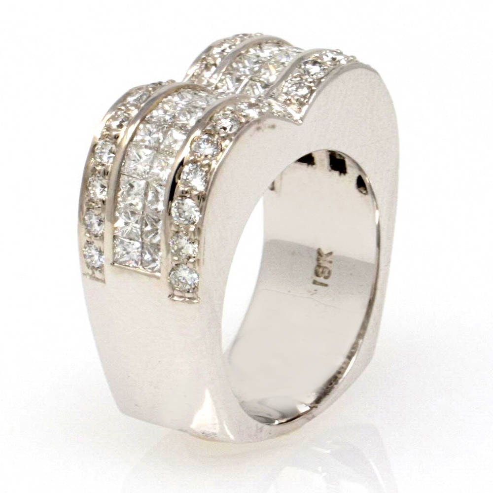 Heart Bridge Ring 2.03ct