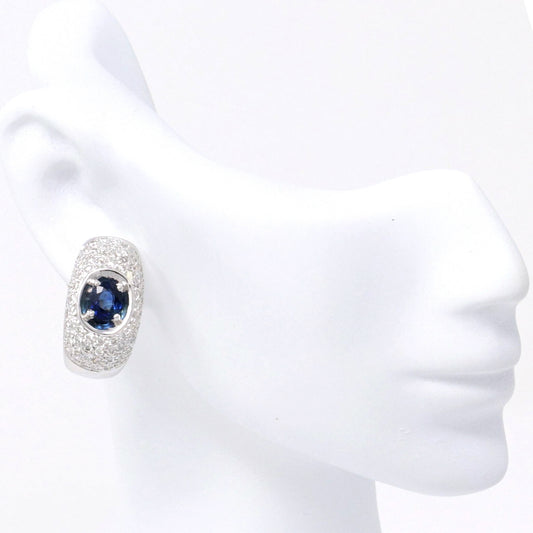 Oval Sapphire Earrings 3.33ct