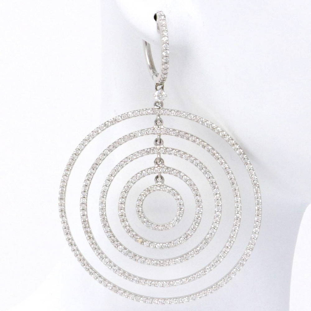 Concentric Hoop Earrings 3.46ct
