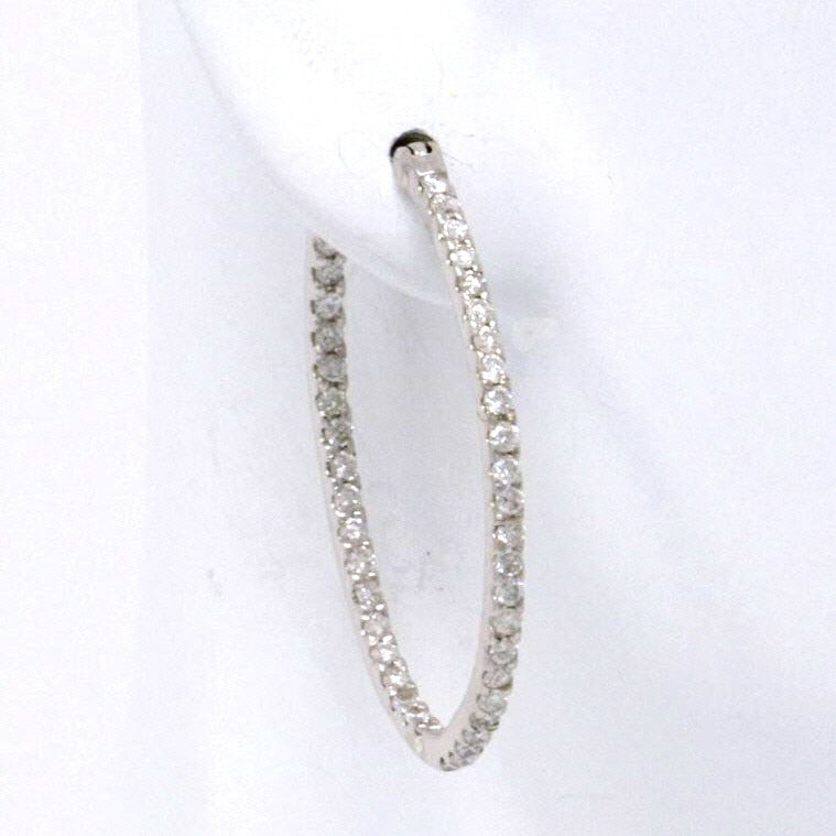 Eternity Hoop Earrings 1.00ct