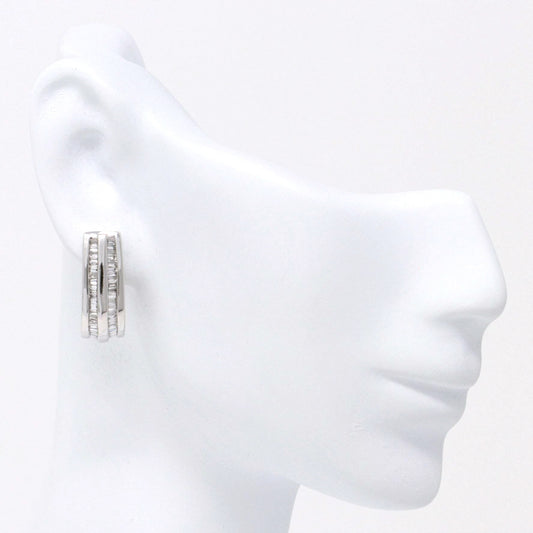 Channel Set Baguette Earrings 1.07ct