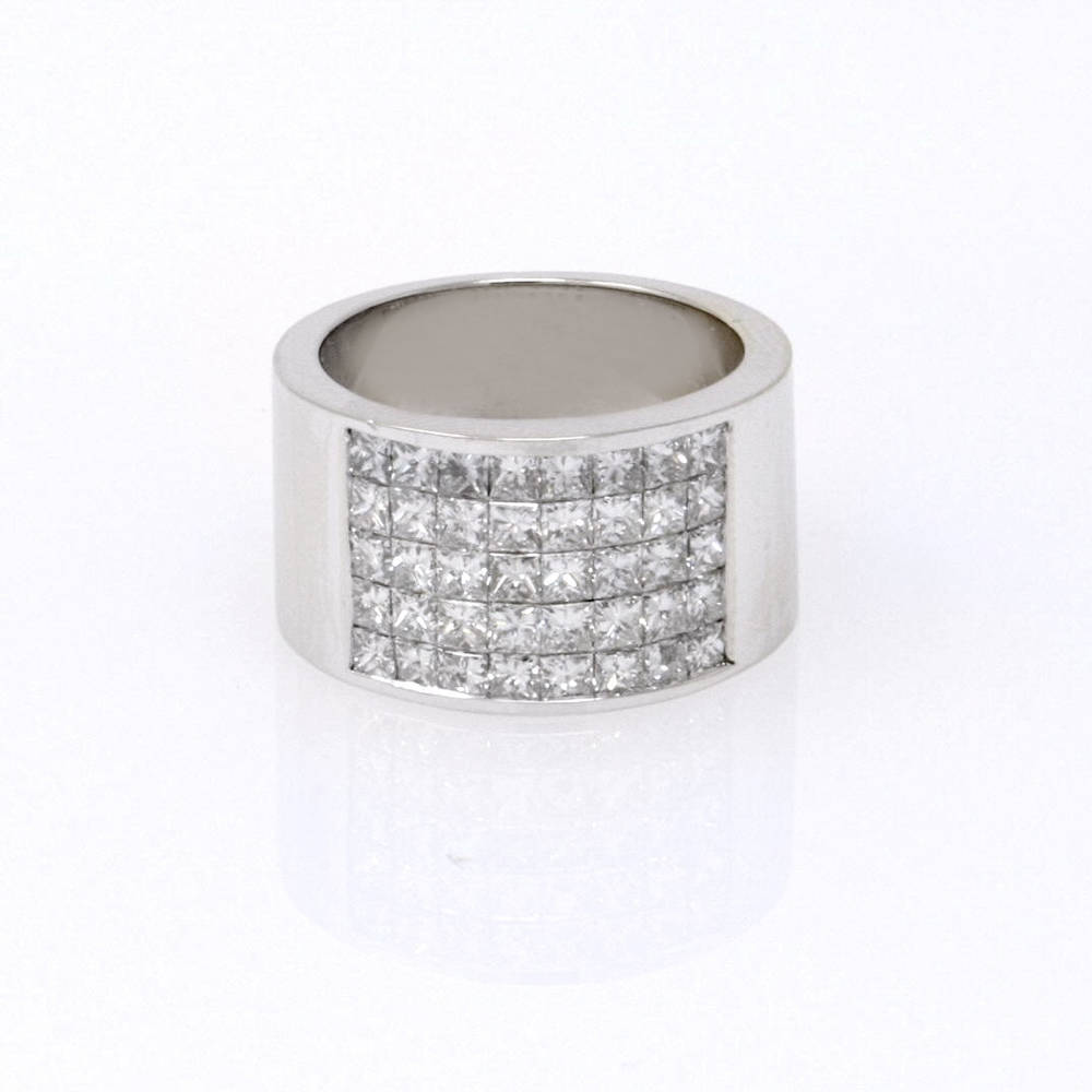 Invisible Set Princess-Cut Band 1.58ct