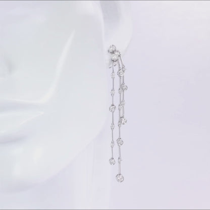 Raindrop Diamond Earrings 1.22ct