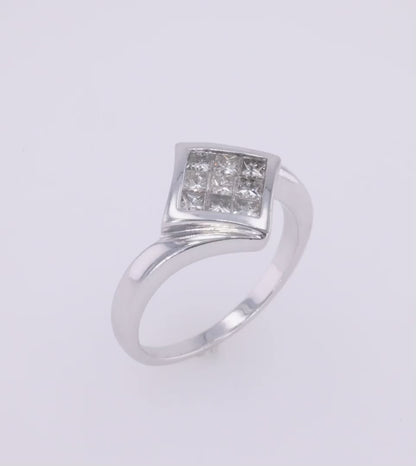 Princess Cut Diamond Ring 0.75ct