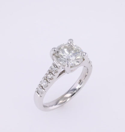 Round Lab Grown Diamond Engagement Ring 2.79ct