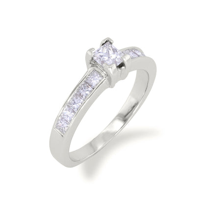 Princess Cut Diamond Ring 1.07ct