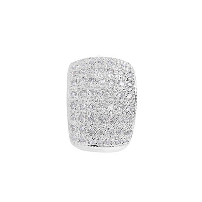 Pavé Diamond Cuff Earrings 1.08ct