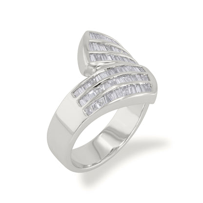 Baguette Diamond Fan Ring 1.10ct