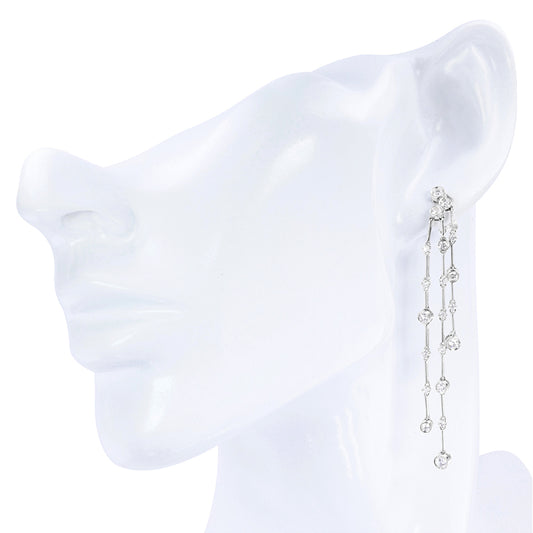 Raindrop Diamond Earrings 1.22ct