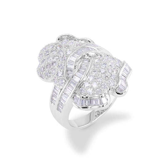 Baguette And Round Diamond Design Ring 2.16ct