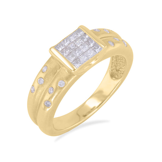 Cluster Diamond Ring 0.72ct