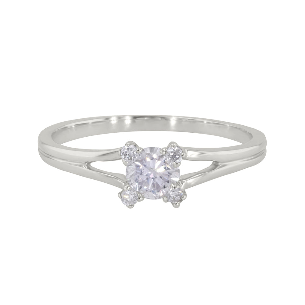 Round Diamond Engagement Ring 0.37ct