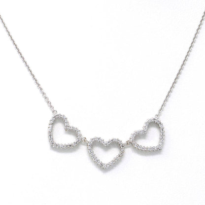 Trilogy Diamond Heart Necklace 0.63ct
