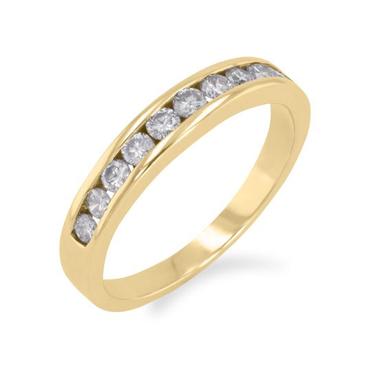 Channel Set Diamond Band 0.50ct