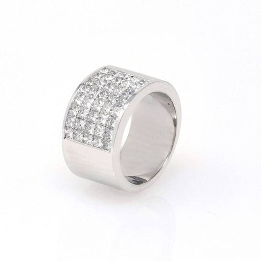 Invisible Set Princess-Cut Band 1.58ct